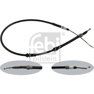 febi bilstein | 2 x FEBI Seilzug, Feststellbremse | 36352
