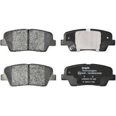 Delphi Bremsbelagsatz, Scheibenbremse LP2202