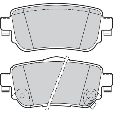 302165 Bremsbelagsatz, Scheibenbremse ESSENTIAL