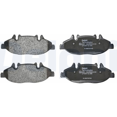 LP1947 Bremsbelagsatz, Scheibenbremse