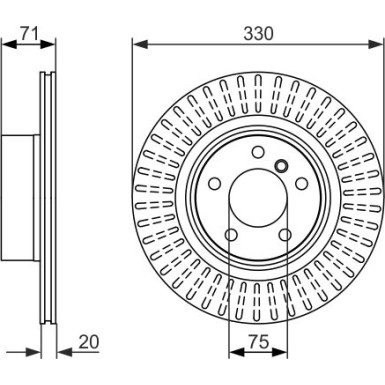 0 986 479 727 Bremsscheibe