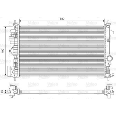 Valeo | Kühler, Motorkühlung | 735482