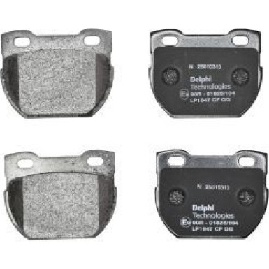 Delphi Bremsbelagsatz, Scheibenbremse LP1847