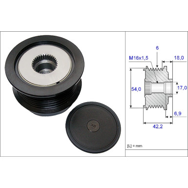 535 0188 10 Generatorfreilauf
