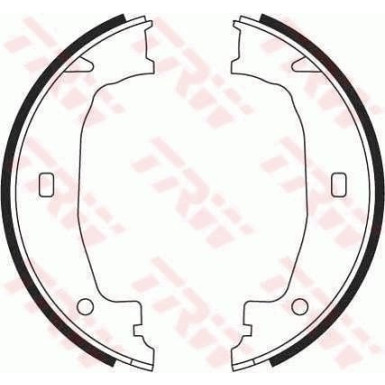 GS8432 Bremsbackensatz, Feststellbremse