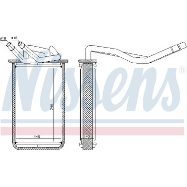 71768 Wärmetauscher, Innenraumheizung 71768 Wärmetauscher, Innenraumheizung
