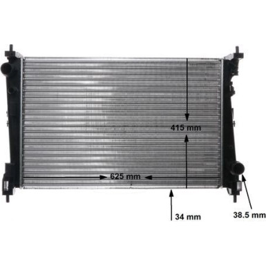 CR 1112 000S Kühler, Motorkühlung BEHR