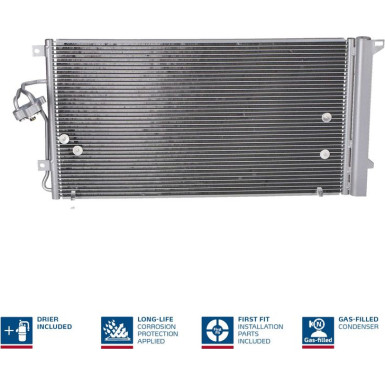 94667 Kondensator, Klimaanlage ** FIRST FIT **