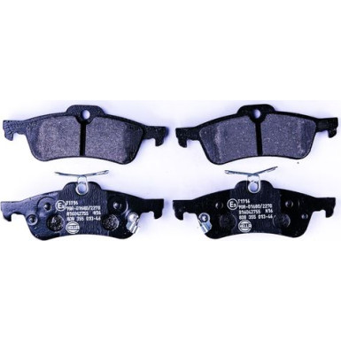 8DB 355 013-461 Bremsbelagsatz, Scheibenbremse