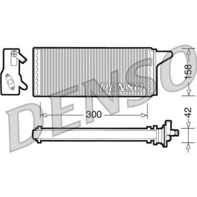 Denso | Wärmetauscher, Innenraumheizung | DRR12001 Denso | Wärmetauscher, Innenraumheizung | DRR12001