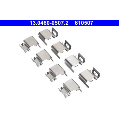 13.0460-0507.2 Zubehörsatz, Scheibenbremsbelag