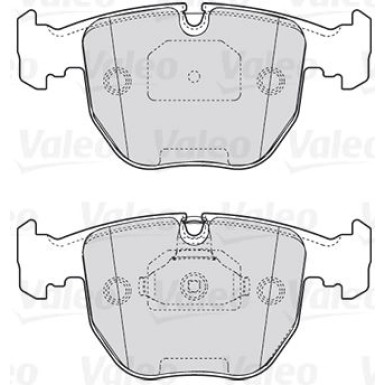 Valeo | Bremsbelagsatz, Scheibenbremse | 301412