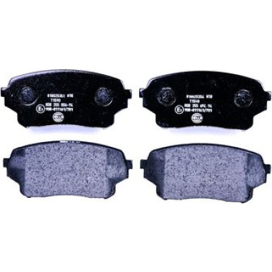 Hella | Bremsbelagsatz, Scheibenbremse | 8DB 355 006-941