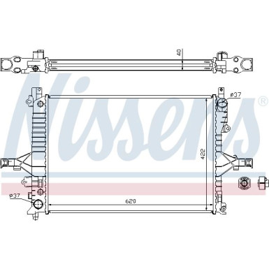 65553A Kühler, Motorkühlung ** FIRST FIT **