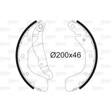 562078 Bremsbackensatz