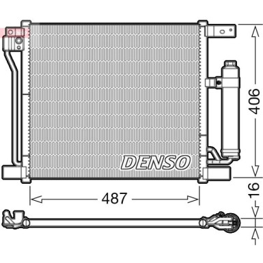 Denso | Kondensator, Klimaanlage | DCN46021