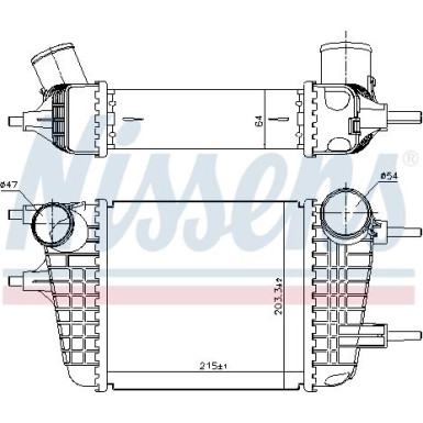 961116 Ladeluftkühler ** FIRST FIT **