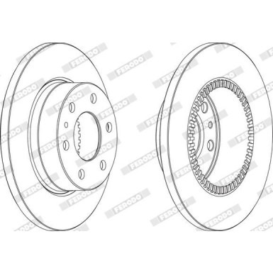 Ferodo | Bremsscheibe | FCR316A