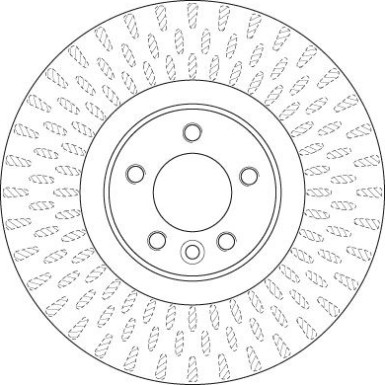 Bremsscheibe TRW SINGLE DF6508S