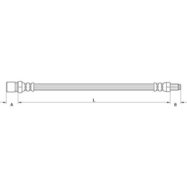 Metzger | Bremsschlauch | 4110559