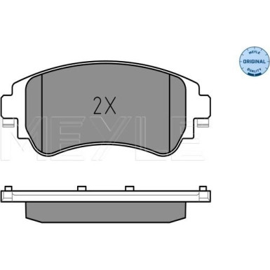 Meyle Bremsbelagsatz, Scheibenbremse MEYLE-ORIGINAL: True to OE 025 252 2018