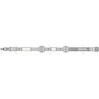 TRW | Bremsschlauch | PHD558
