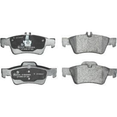 Delphi Bremsbelagsatz, Scheibenbremse LP1868