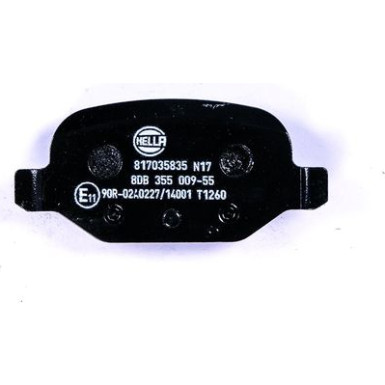 Hella | Bremsbelagsatz, Scheibenbremse | 8DB 355 009-551