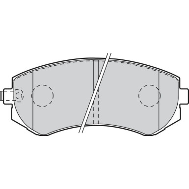 Valeo Bremsbelagsatz, Scheibenbremse ESSENTIAL 302062