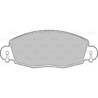 598547 Bremsbelagsatz, Scheibenbremse