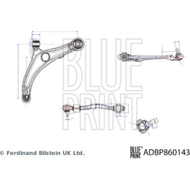 Blue Print | Lenker, Radaufhängung | ADBP860143