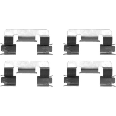 Hella | Zubehörsatz, Scheibenbremsbelag | 8DZ 355 203-841