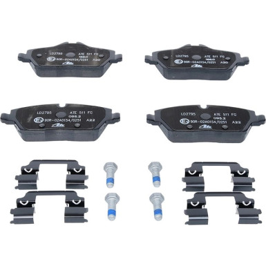 13.0470-2795.2 Bremsbelagsatz, Scheibenbremse ATE Ceramic