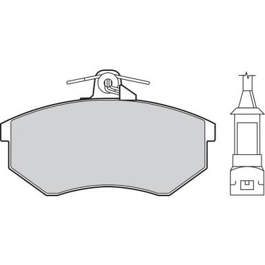 301016 Bremsbelagsatz, Scheibenbremse ESSENTIAL