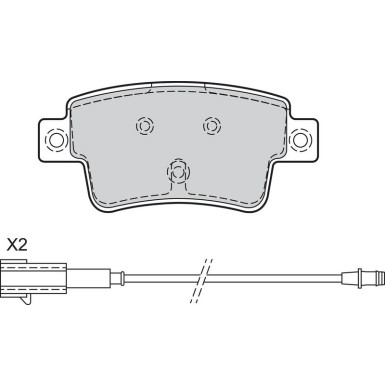302127 Bremsbelagsatz, Scheibenbremse ESSENTIAL