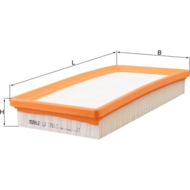 LX 1781/2 Luftfilter LX 1781/2 Luftfilter