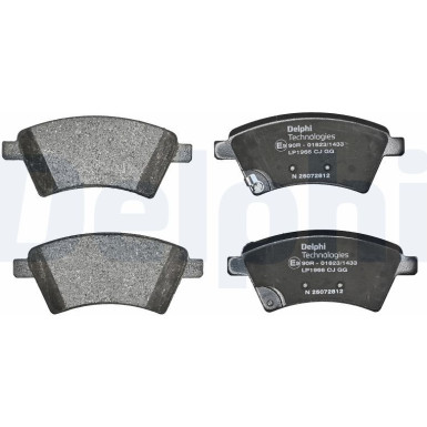 LP1966 Bremsbelagsatz, Scheibenbremse