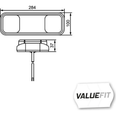 Hella | Heckleuchte | 2VP 357 018-001
