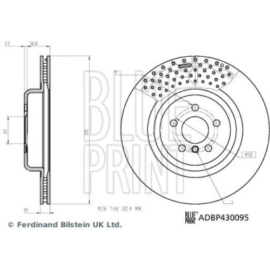 ADBP430095 Bremsscheibe