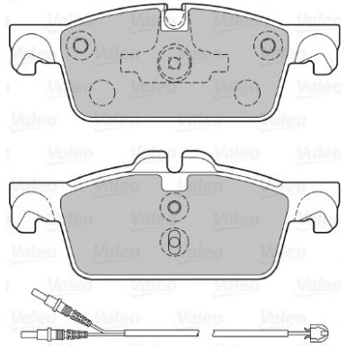 601289 Bremsbelagsatz, Scheibenbremse