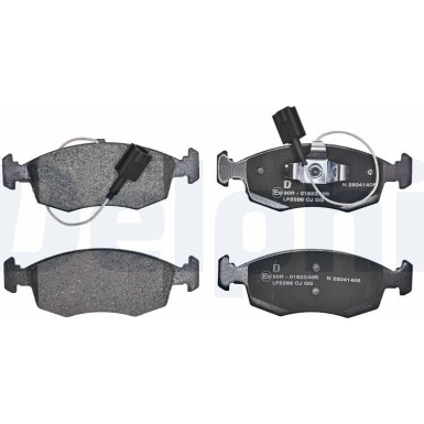 Delphi | Bremsbelagsatz, Scheibenbremse | LP2288