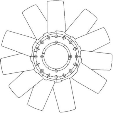 Mahle | Lüfterrad, Motorkühlung | CFW 78 000P Mahle | Lüfterrad, Motorkühlung | CFW 78 000P