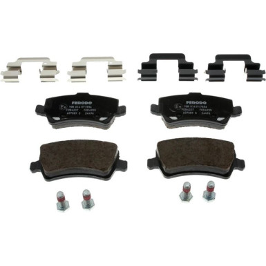 Ferodo | Bremsbelagsatz, Scheibenbremse | FDB4237