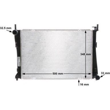 CR 1355 000S Kühler, Motorkühlung BEHR