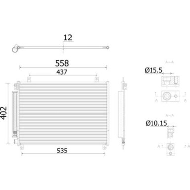Mahle | Kondensator, Klimaanlage | AC 912 000S