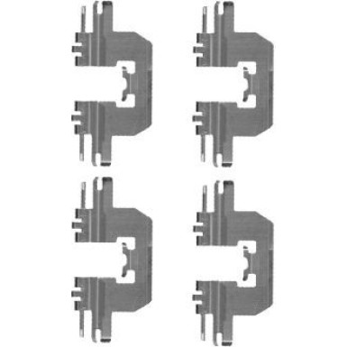 8DZ 355 204-601 Zubehörsatz, Scheibenbremsbelag