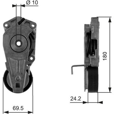 T38405 Riemenspanner, Keilrippenriemen DriveAlign™ T38405 Riemenspanner, Keilrippenriemen DriveAlign™
