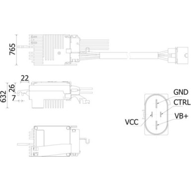 Mahle | Regler, Innenraumgebläse | ABR 79 000S Mahle | Regler, Innenraumgebläse | ABR 79 000S