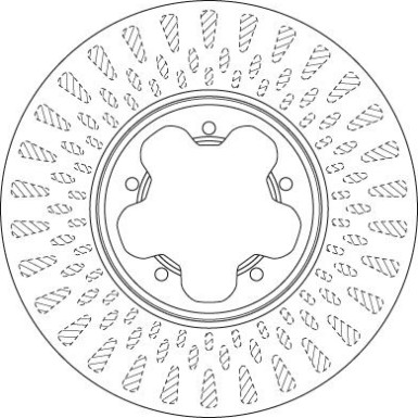 DF6514S Bremsscheibe TRW SINGLE