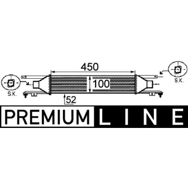Mahle | Ladeluftkühler | CI 249 000P